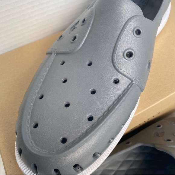 NWT Sperry A/O Float Gray Boat Shoes Size 12 MLightweight Slip-on Vent… - Picture 9 of 14